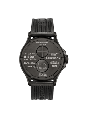 reloj u-boat darkmoon negro caja negra IPB