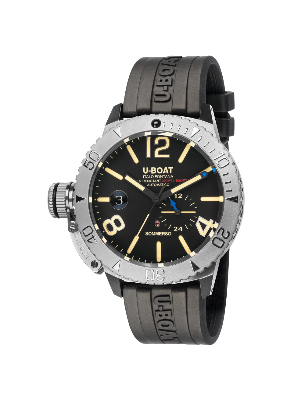 Reloj u-boat sommerso, u-boat de submarinismo Reloj u-boat sommerso, u-boat de submarinismo