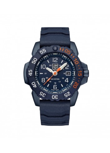 luminox navy seal acero azul