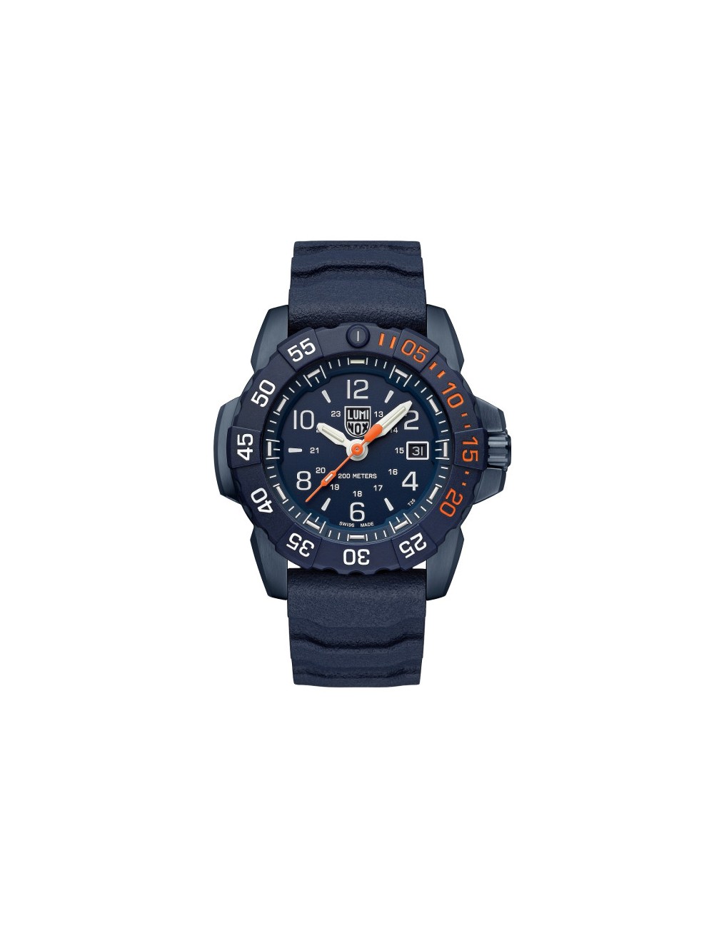 luminox navy seal acero azul